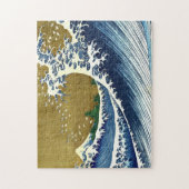 Katsushika Hokusai - Colored Big Wave Legpuzzel (Verticaal)