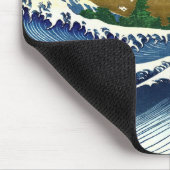 Katsushika Hokusai - Colored Big Wave Muismat (Hoek)