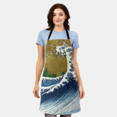 Katsushika Hokusai - Colored Big Wave Schort (Gedragen)