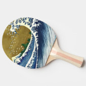 Katsushika Hokusai - Colored Big Wave Tafeltennisbatje (Zijkant)