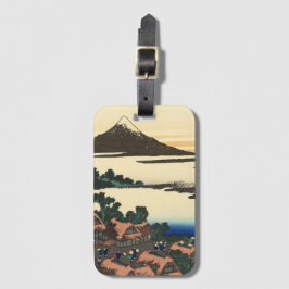 Katsushika Hokusai Dawn in de provincie Kai Bagagelabel