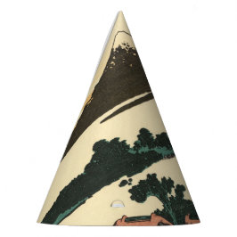 Katsushika Hokusai Dawn in de provincie Kai Feesthoedjes