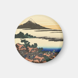 Katsushika Hokusai Dawn in de provincie Kai Magneet