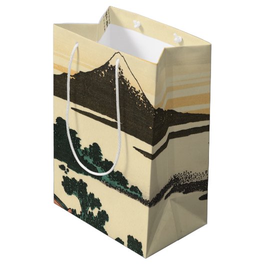 Katsushika Hokusai Dawn in de provincie Kai Medium Cadeauzakje (Achterkant Gekanteld)