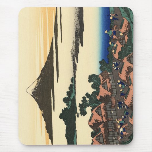 Katsushika Hokusai Dawn in de provincie Kai Muismat (Voorkant)