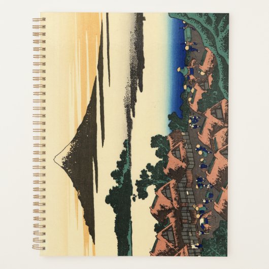 Katsushika Hokusai Dawn in de provincie Kai Planner (Voorkant)