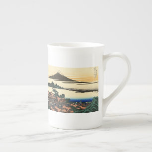 Katsushika Hokusai Dawn in de provincie Kai Porselein Kop