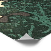 Katsushika Hokusai Dawn in de provincie Kai Poster (Hoek)