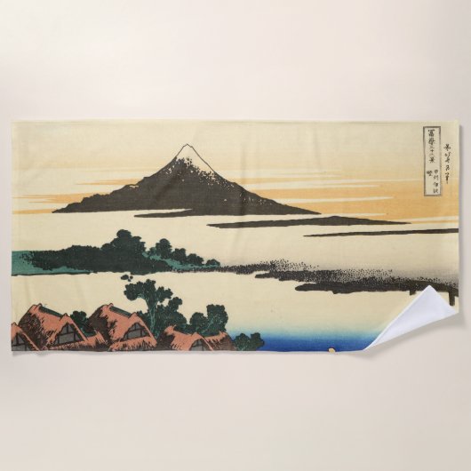 Katsushika Hokusai Dawn in de provincie Kai Strandlaken (Voorkant)