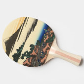 Katsushika Hokusai Dawn in de provincie Kai Tafeltennisbatje (Zijkant)