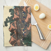 Katsushika Hokusai Dawn in de provincie Kai Theedoek (Quarter Fold)