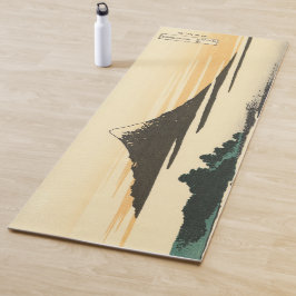 Katsushika Hokusai Dawn in de provincie Kai, Yoga  Yogamat