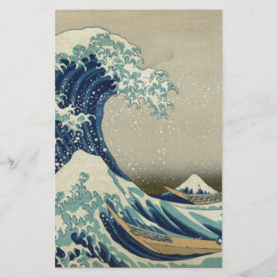 Katsushika Hokusai: De Grote Golf bij Kanagawa Briefpapier