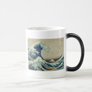Katsushika Hokusai: De Grote Golf bij Kanagawa Magische Mok