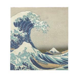 Katsushika Hokusai: De Grote Golf bij Kanagawa Notitieblok
