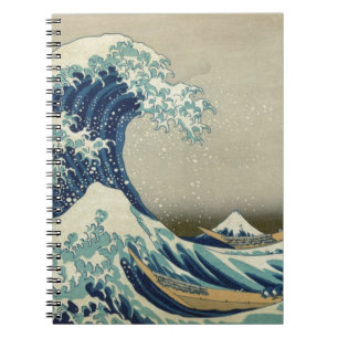 Katsushika Hokusai: De Grote Golf bij Kanagawa Notitieboek