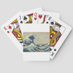 Katsushika Hokusai: De Grote Golf bij Kanagawa Pokerkaarten