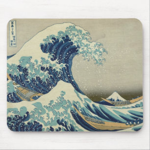 Katsushika Hokusai: De Grote Golf in Kanagawa Muismat