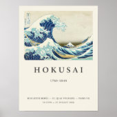 Katsushika Hokusai De grote golf kunst print (Voorkant)