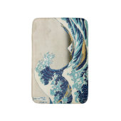 Katsushika Hokusai - De Grote Golf van Kanagawa Badmat (Voorkant Verticaal)