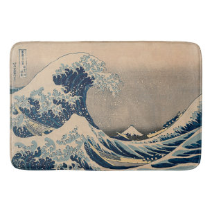 Katsushika Hokusai. De Grote Golf van Kanagawa Badmat
