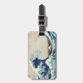 Katsushika Hokusai - De Grote Golf van Kanagawa Bagagelabel (Voorkant verticaal)