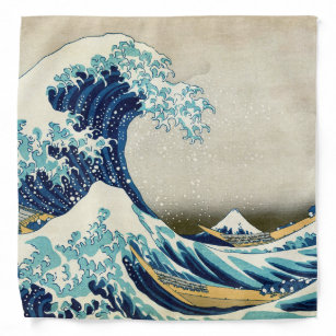 Katsushika Hokusai - De Grote Golf van Kanagawa Bandana