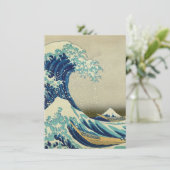 Katsushika Hokusai - De Grote Golf van Kanagawa Bedankkaart (Staand voorkant)