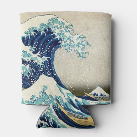 Katsushika Hokusai - De Grote Golf van Kanagawa Blikjeskoeler (Achterkant)