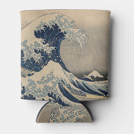 Katsushika Hokusai. De Grote Golf van Kanagawa Blikjeskoeler (Voorkant)