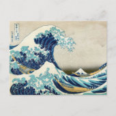 Katsushika Hokusai - De Grote Golf van Kanagawa Briefkaart (Voorkant)