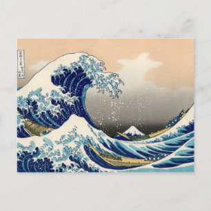 KATSUSHIKA HOKUSAI - De grote golf van Kanagawa Briefkaart