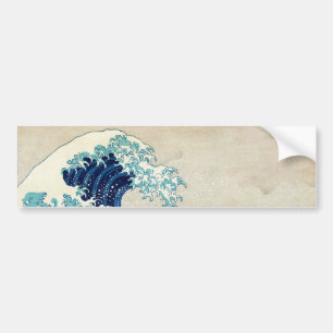 Katsushika Hokusai - De Grote Golf van Kanagawa Bumpersticker