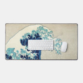 Katsushika Hokusai - De Grote Golf van Kanagawa Bureaumat (Keyboard & Muis)