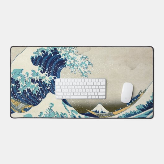 Katsushika Hokusai - De Grote Golf van Kanagawa Bureaumat (Keyboard & Muis)