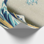 Katsushika Hokusai - De Grote Golf van Kanagawa Cadeaupapier (Hoek)