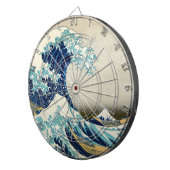 Katsushika Hokusai - De Grote Golf van Kanagawa Dartbord (Voorkant Rechts)