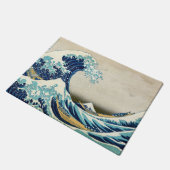 Katsushika Hokusai - De Grote Golf van Kanagawa Deurmat (Schuin)