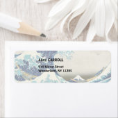 Katsushika Hokusai - De Grote Golf van Kanagawa Etiket (Insitu)