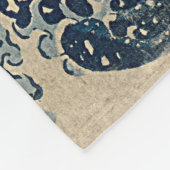 Katsushika Hokusai. De Grote Golf van Kanagawa Fleece Deken (Hoek)