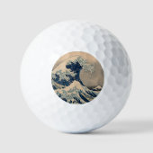 Katsushika Hokusai. De Grote Golf van Kanagawa Golfballen (Voorkant)