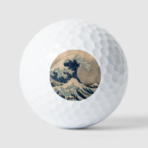 Katsushika Hokusai. De Grote Golf van Kanagawa Golfballen