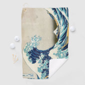 Katsushika Hokusai - De Grote Golf van Kanagawa Golfhanddoek (Insitu)
