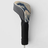 Katsushika Hokusai De Grote Golf van Kanagawa Golfheadcover (Schuin)