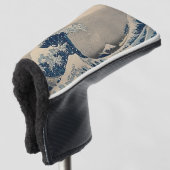 Katsushika Hokusai. De Grote Golf van Kanagawa Golfheadcover (3/4 voorkant)