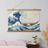 Katsushika Hokusai - De Grote Golf van Kanagawa Hangend Wandkleed (Slaapkamer)