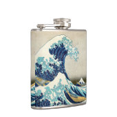 Katsushika Hokusai - De Grote Golf van Kanagawa Heupfles (Rechts)