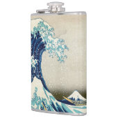 Katsushika Hokusai - De Grote Golf van Kanagawa Heupfles (Links)