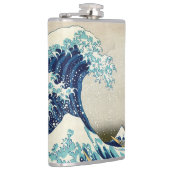 Katsushika Hokusai - De Grote Golf van Kanagawa Heupfles (Rechts)