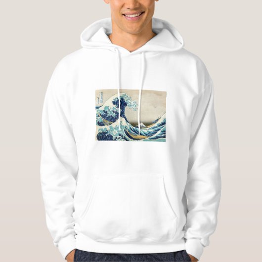 Katsushika Hokusai - De Grote Golf van Kanagawa Hoodie (Voorkant)